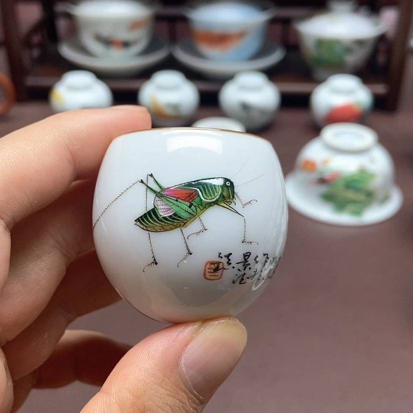 【闪购商品】黎明东珐琅彩不倒杯