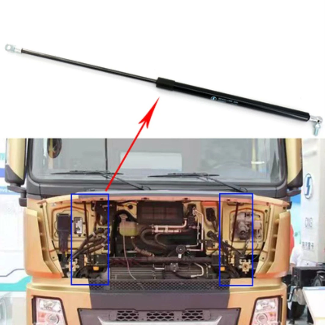 德龙X3000前面板支撑杆空气弹簧液压杆