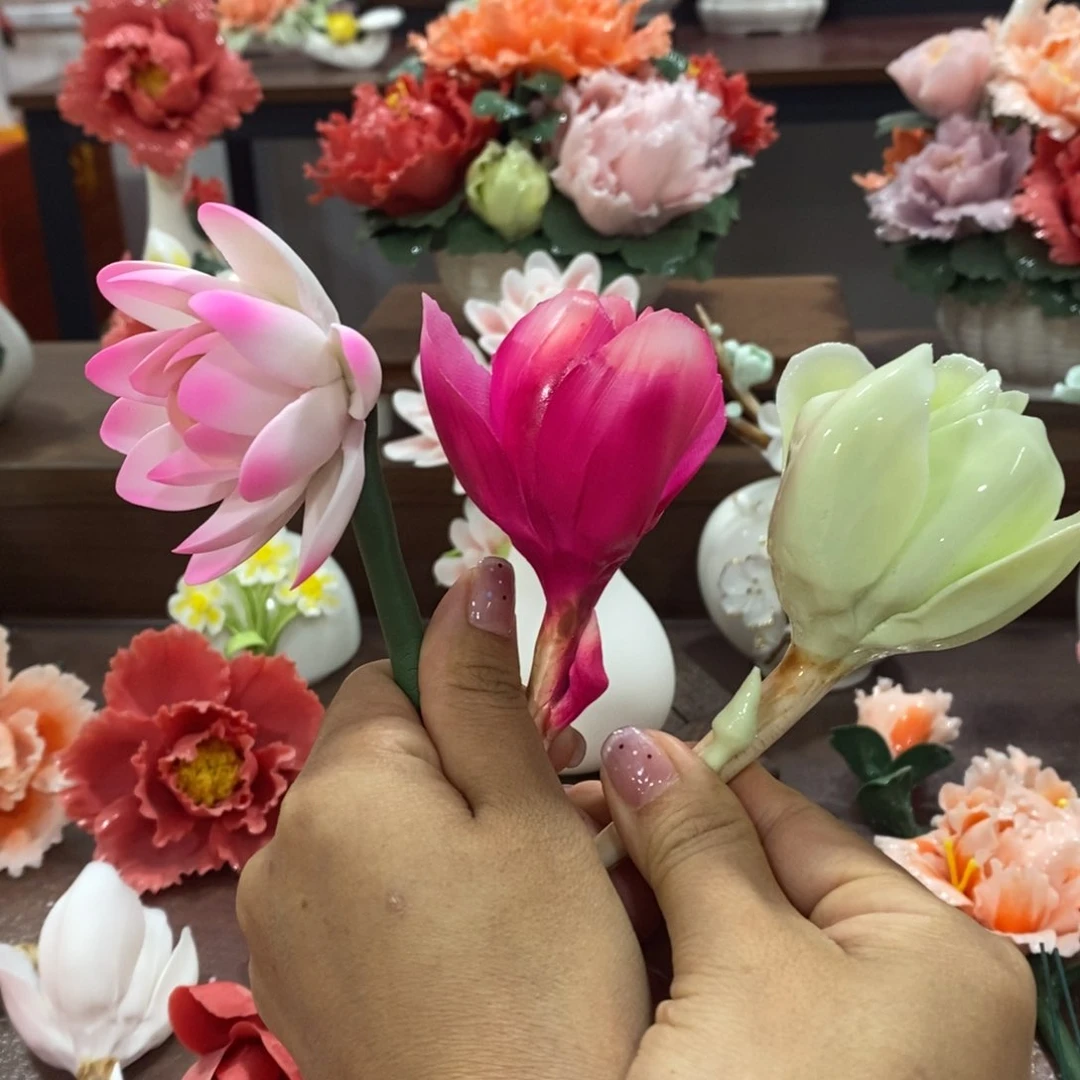 瓷片陶瓷工艺品摆件