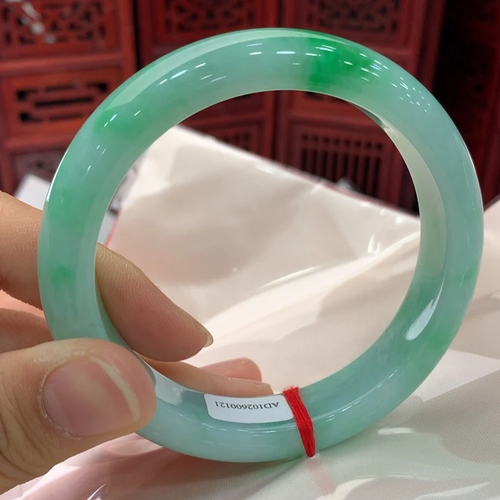 翡翠手镯未镶嵌天然缅甸翡翠正圈