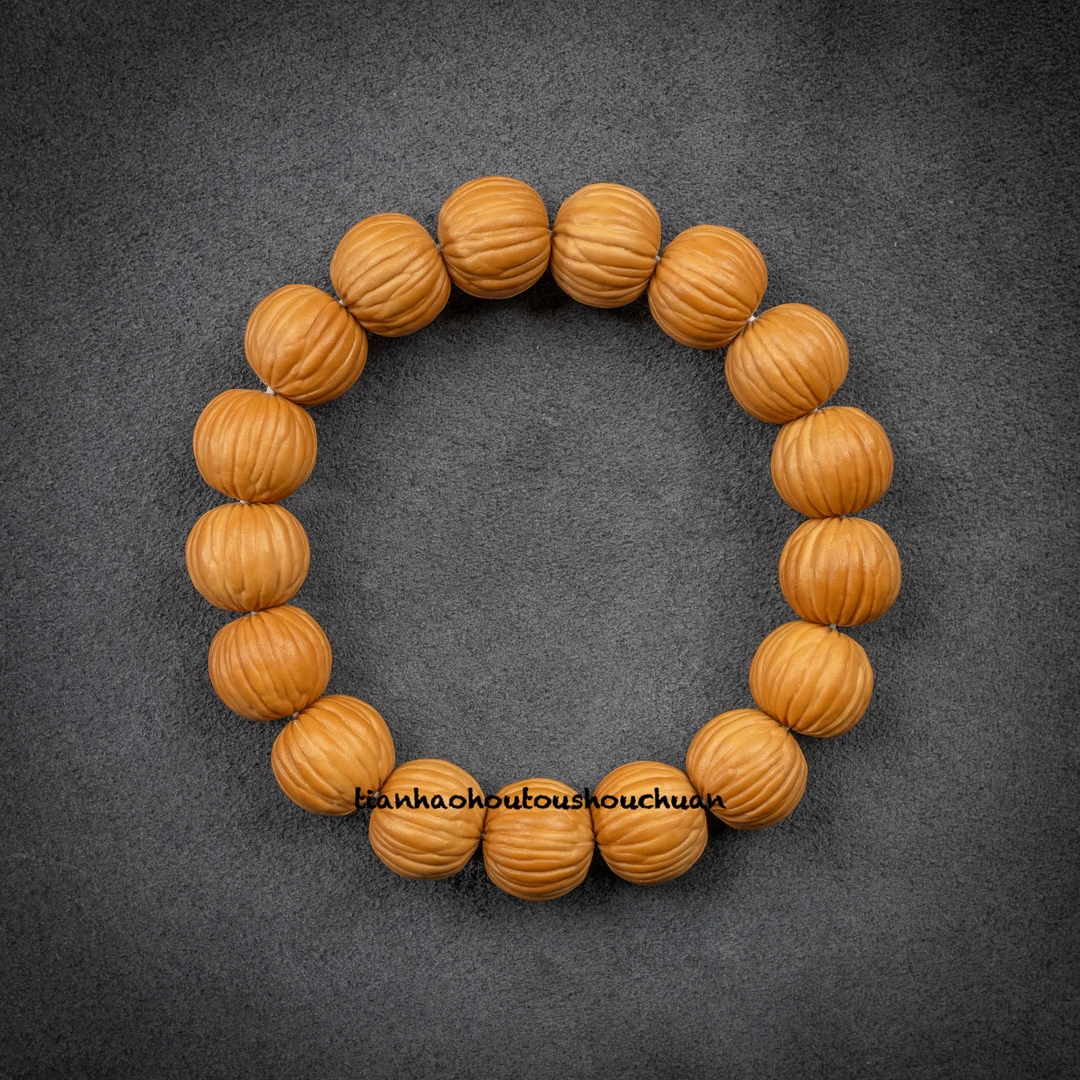 天皓猴头核桃手串天皓系列【黄金土豪】