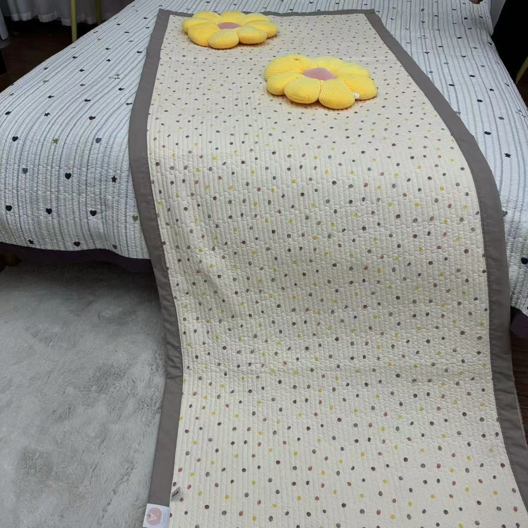 【彩虹点】90*200 柔软多功能四季沙发垫床盖