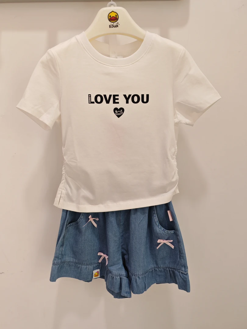 儿童2501607简约风T恤