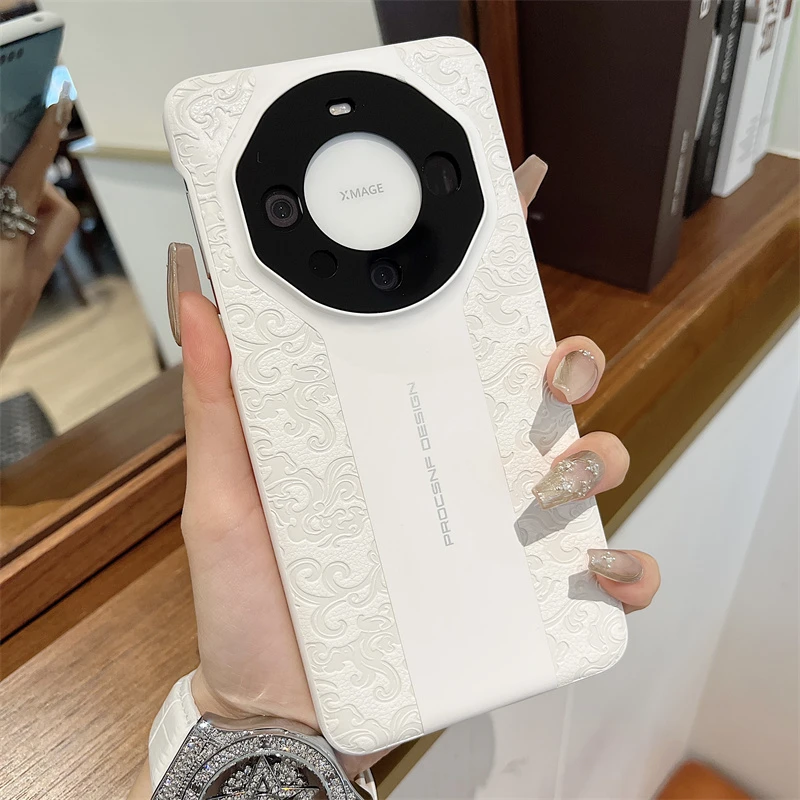 秒变保时捷适用华为mate60pro+手机壳荣耀Magic6/5皮质mate40pro
