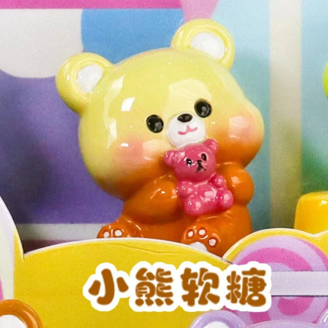 【拆盒】小熊honey可爱小熊仔卡通公仔手办潮玩