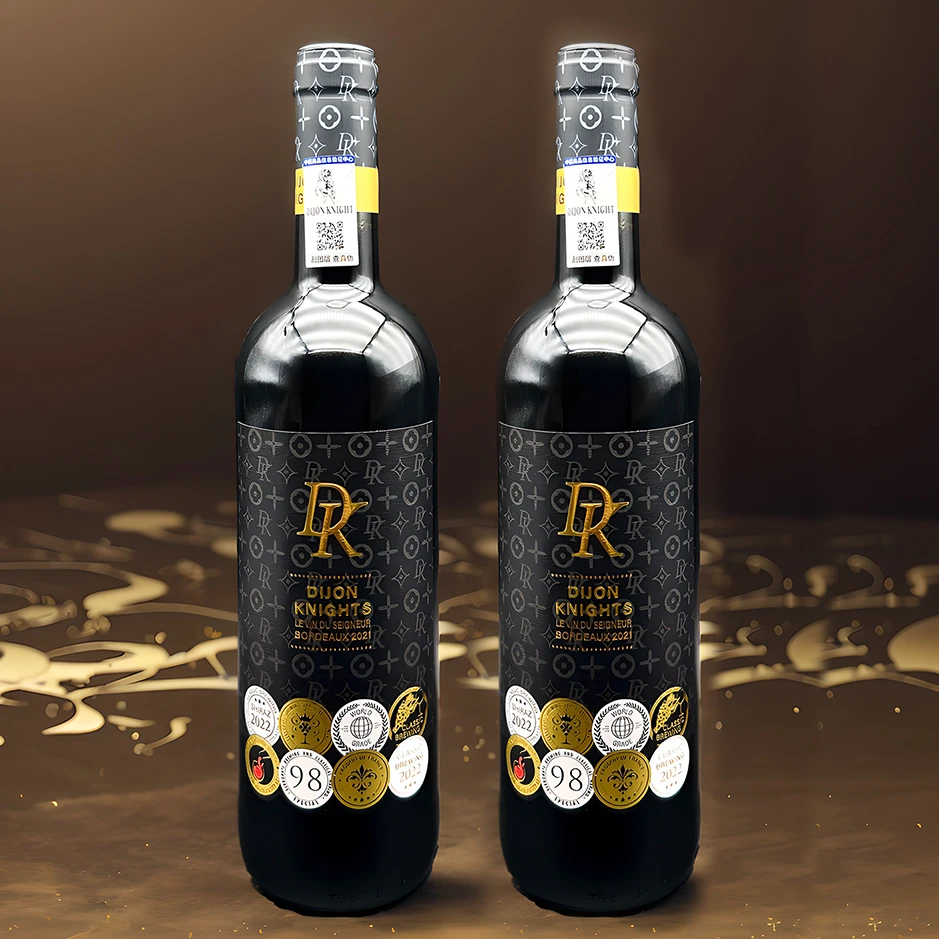法国波尔多干红葡萄酒原瓶进口红酒2瓶送礼商务高档批发750ml