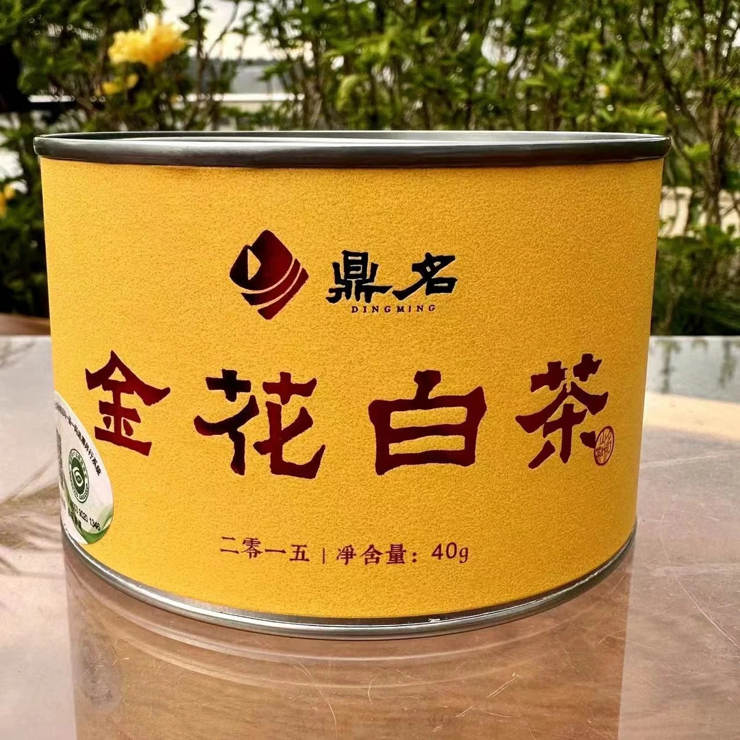 【一百零八甄选】2015年鼎名金花白茶40g