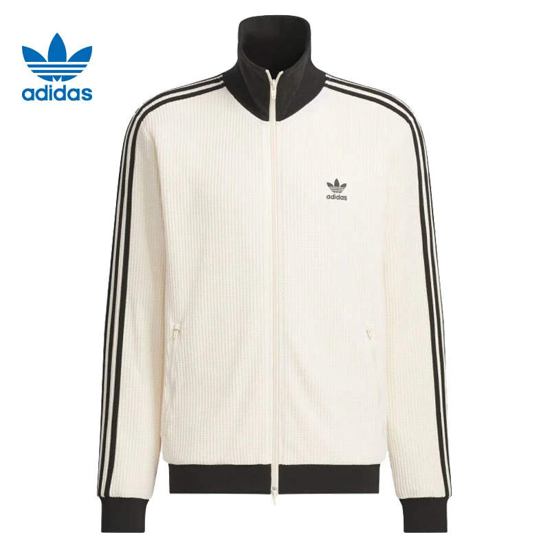 adidas阿迪达斯【华】三叶草男女运动休闲夹克外套JW0109