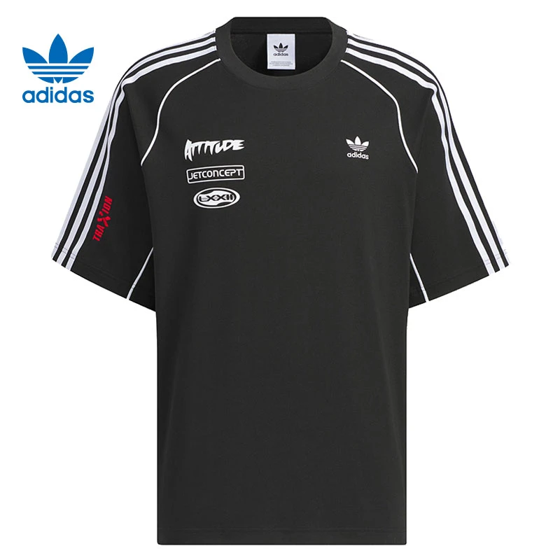 大adidas阿迪达斯三叶草男子运动休闲短袖T恤JL8422