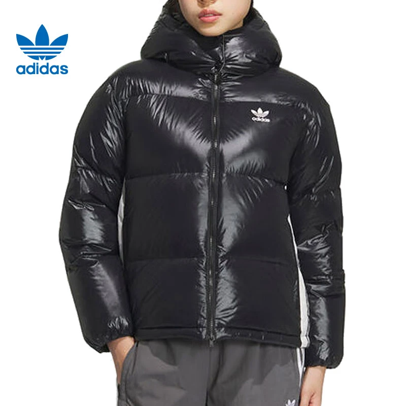 大adidas阿迪达斯三叶草女子运动休闲羽绒服外套JD3782