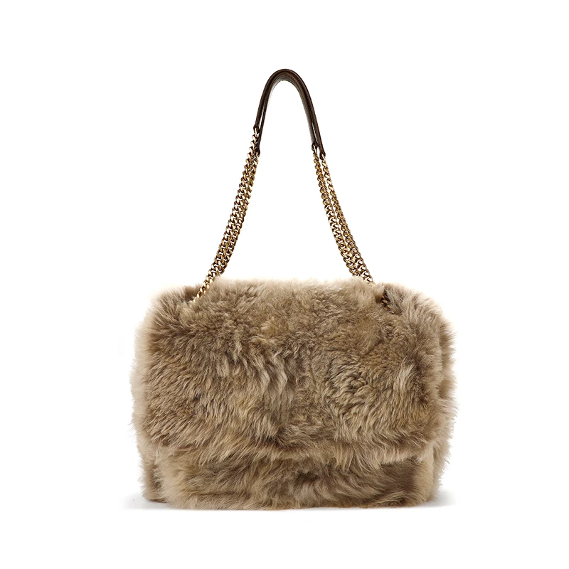 【皮匠老徐】小香风贵气链条毛毛包链条包 ZLY-NK01