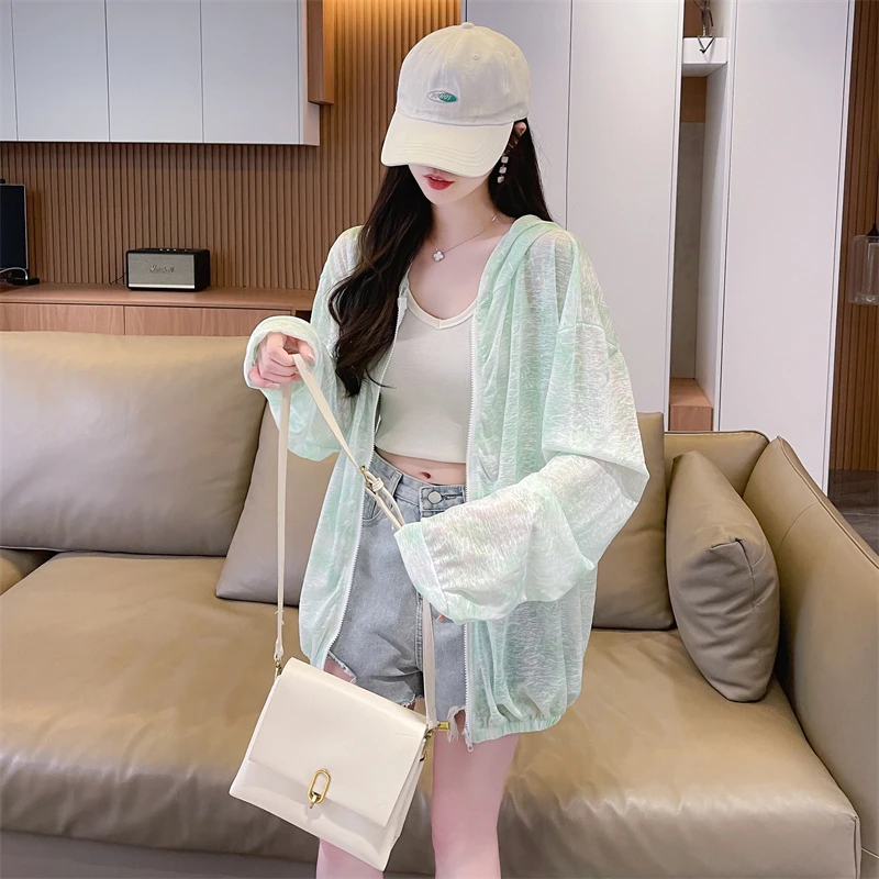 冰丝防晒衣女款防晒服夏季宽松上衣外套开衫2025新款防紫外线薄款