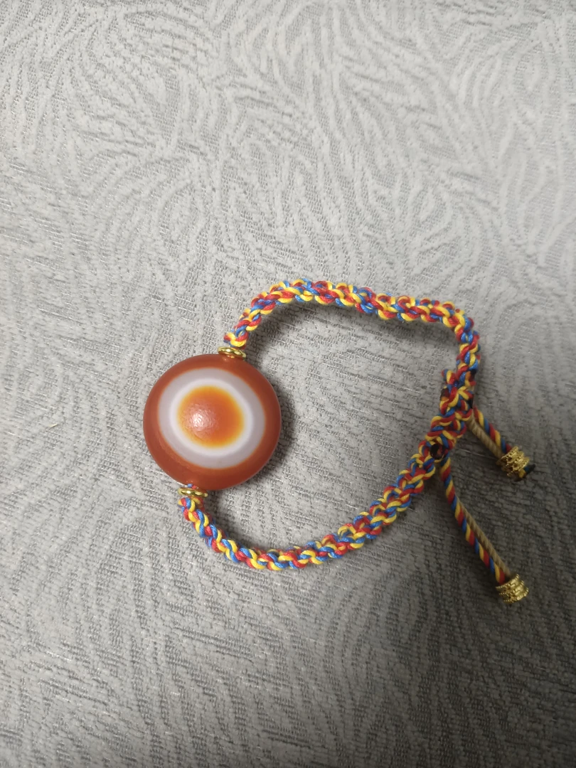 天然缠丝玛瑙板扣