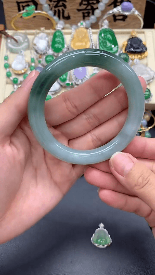 【闪购商品】翡翠手镯未镶嵌448-多人