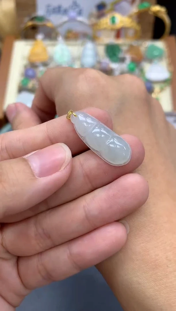 【闪购商品】翡翠颈饰18K金镶嵌268-中国好珍宝