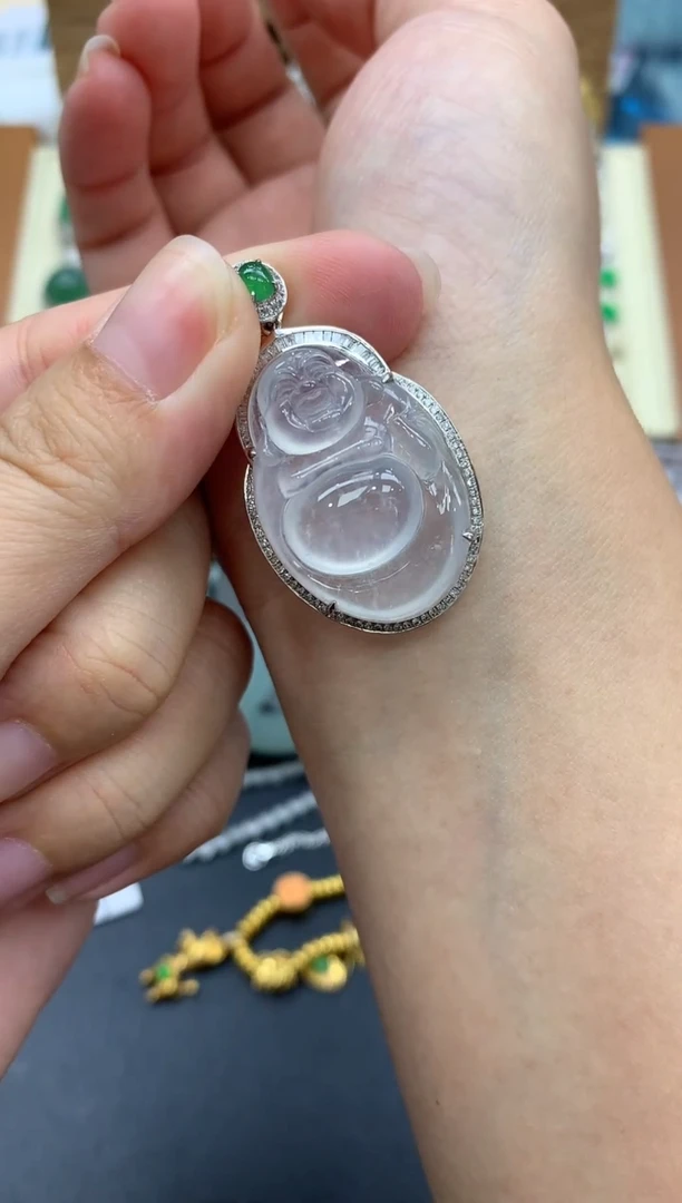 【闪购商品】翡翠颈饰18K金镶嵌284-中国好珍宝