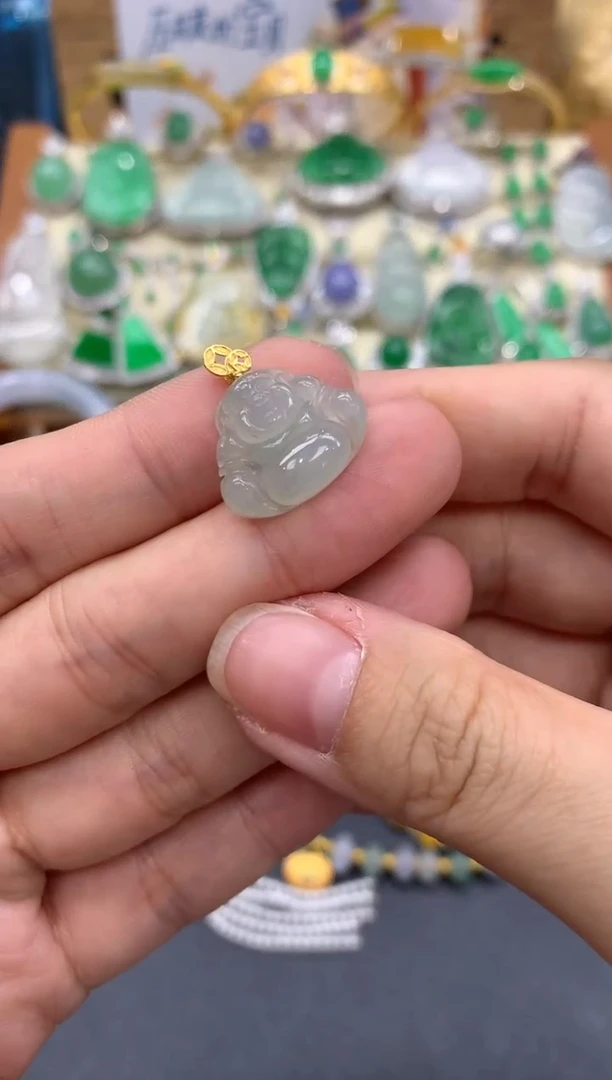 【闪购商品】翡翠颈饰18K金镶嵌157-中国好珍宝