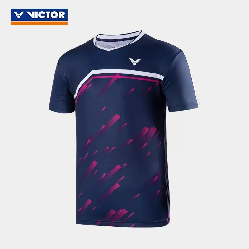VICTOR/威克多30032-羽毛球服-比赛系列-男女款-吸汗透气-针织T恤