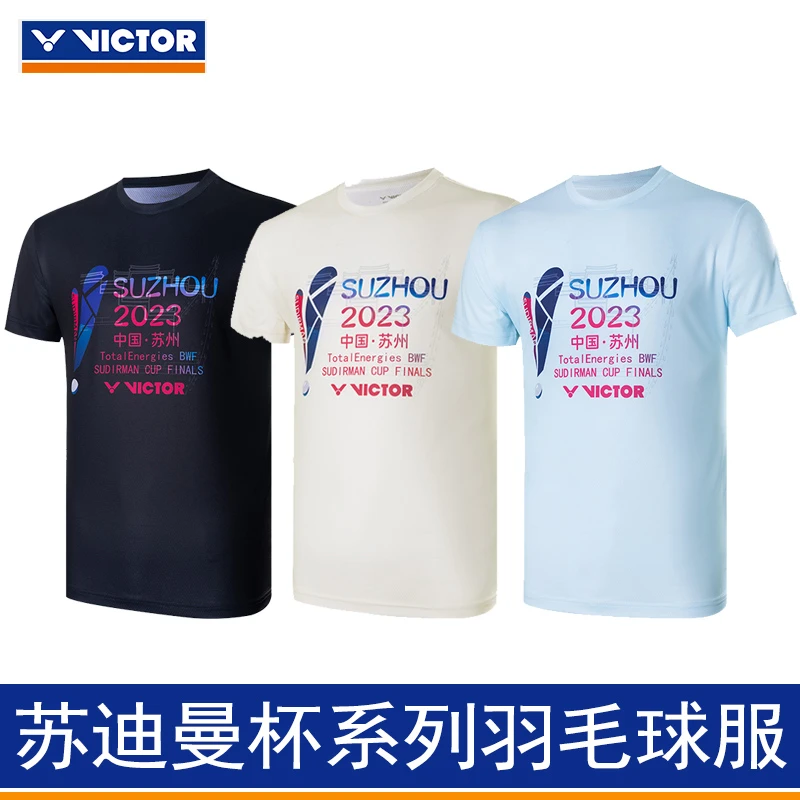 VICTOR/威克多苏迪曼杯系列羽毛球服SC23速干透气男女运动短袖