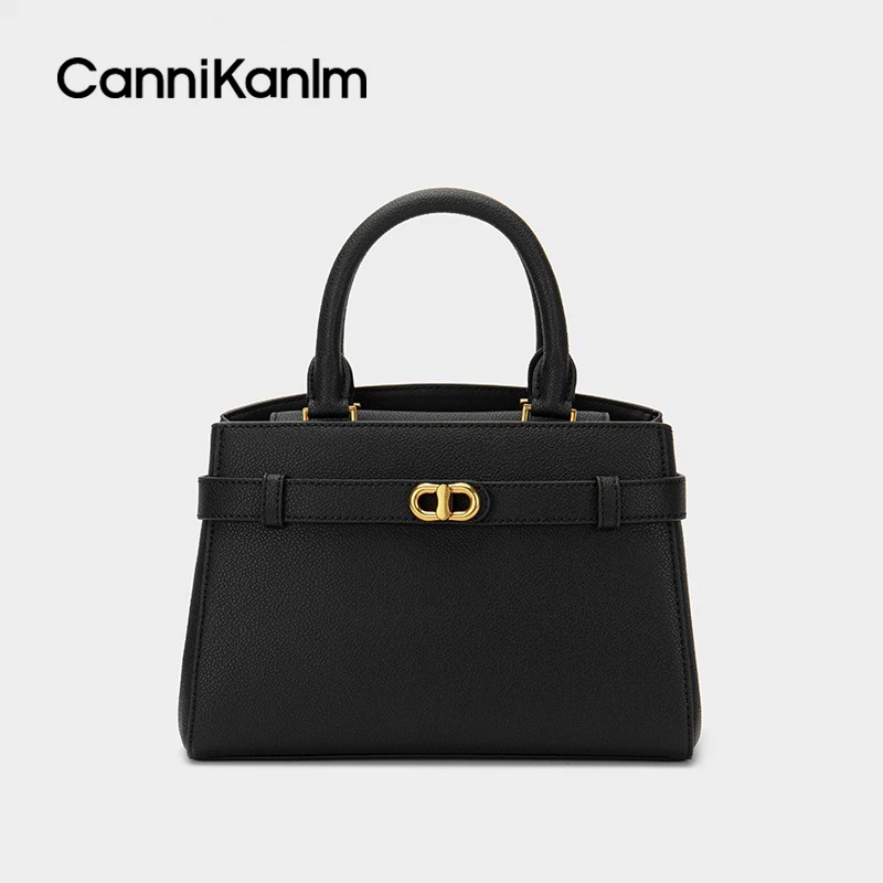 CanniKanlm手提凯莉包包女2025新款高级质感大容量通勤单肩斜挎包