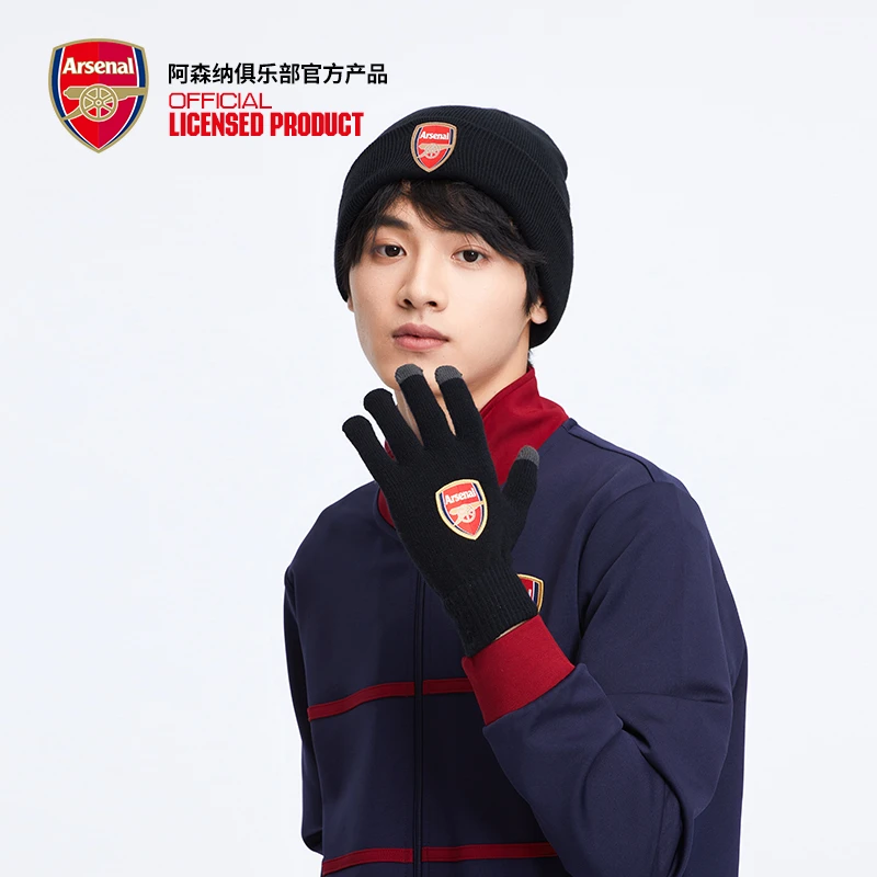 arsenal阿森纳官方正品秋冬季保暖手套可触屏