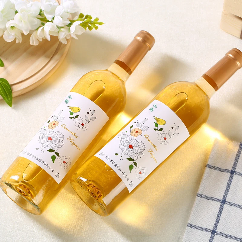 知涧6度桂花酒女士甜果酒大容量750ml*2瓶桂花酿高颜值送开瓶器