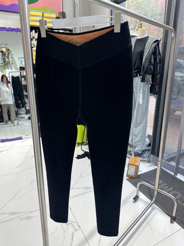 于小赖推荐加绒加厚外穿打底裤一体东北加厚保暖裤黑