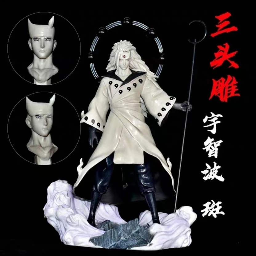 火影手办六道斑手办三头雕手办超大手办火影忍者系列