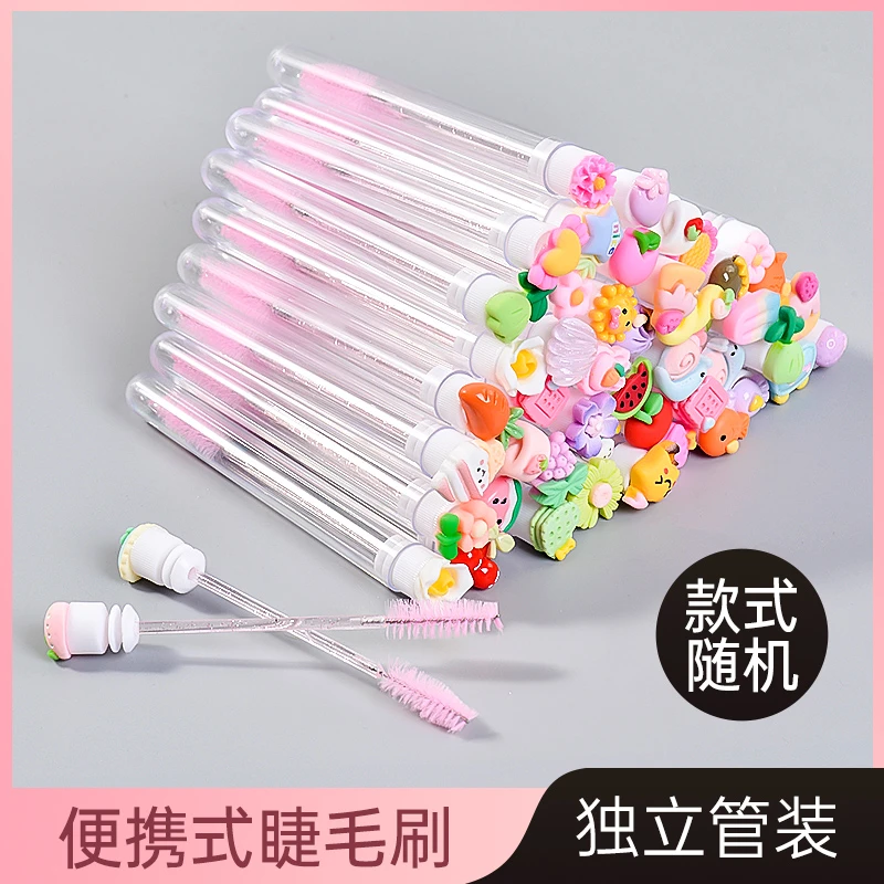 睫毛刷独立包装纹绣美睫工具嫁接假睫眼刷化眼妆神器轻巧便携卫生