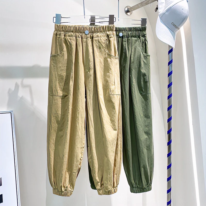 男童大童夏季时尚短袖休闲运动宽松长裤DF-D308