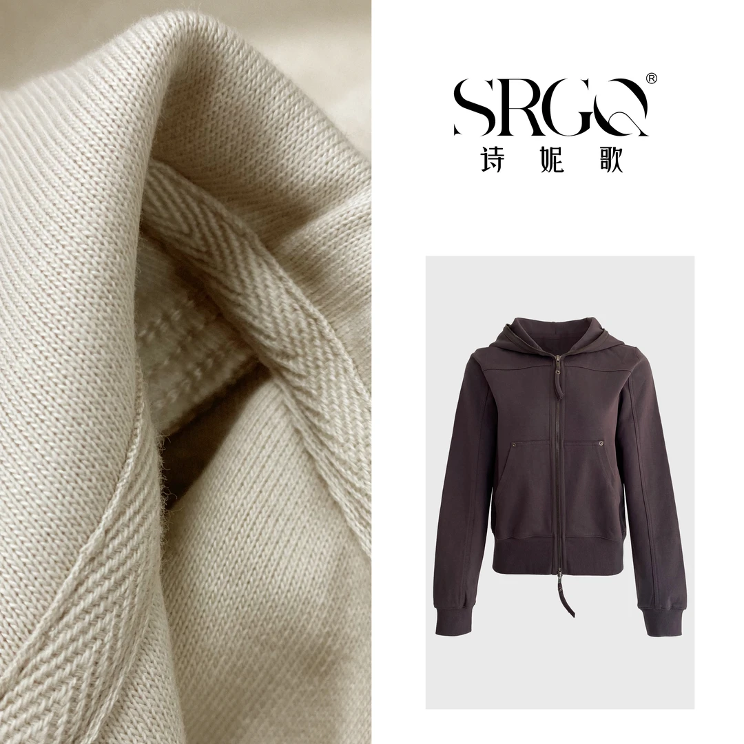 诗妮歌初春系列 活力满满！重工双拉链短款女式外套时尚休闲