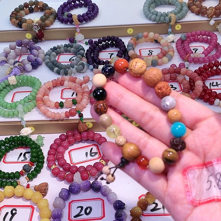 白玉菩提手串设计