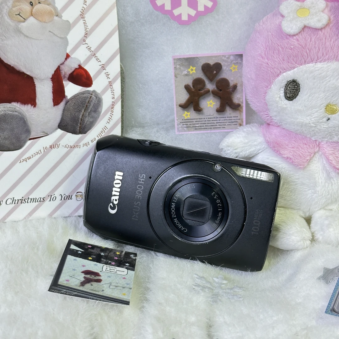 9新 Canon/佳能 ixus300hs网红款中文1000w像素3.8倍变焦