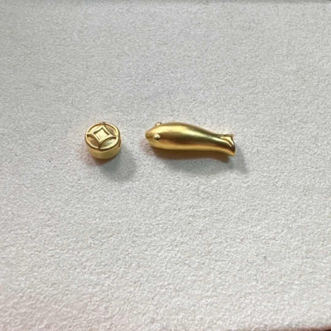 A103小黄鱼小钱币足金999带证书抖音基地先鉴定后发货