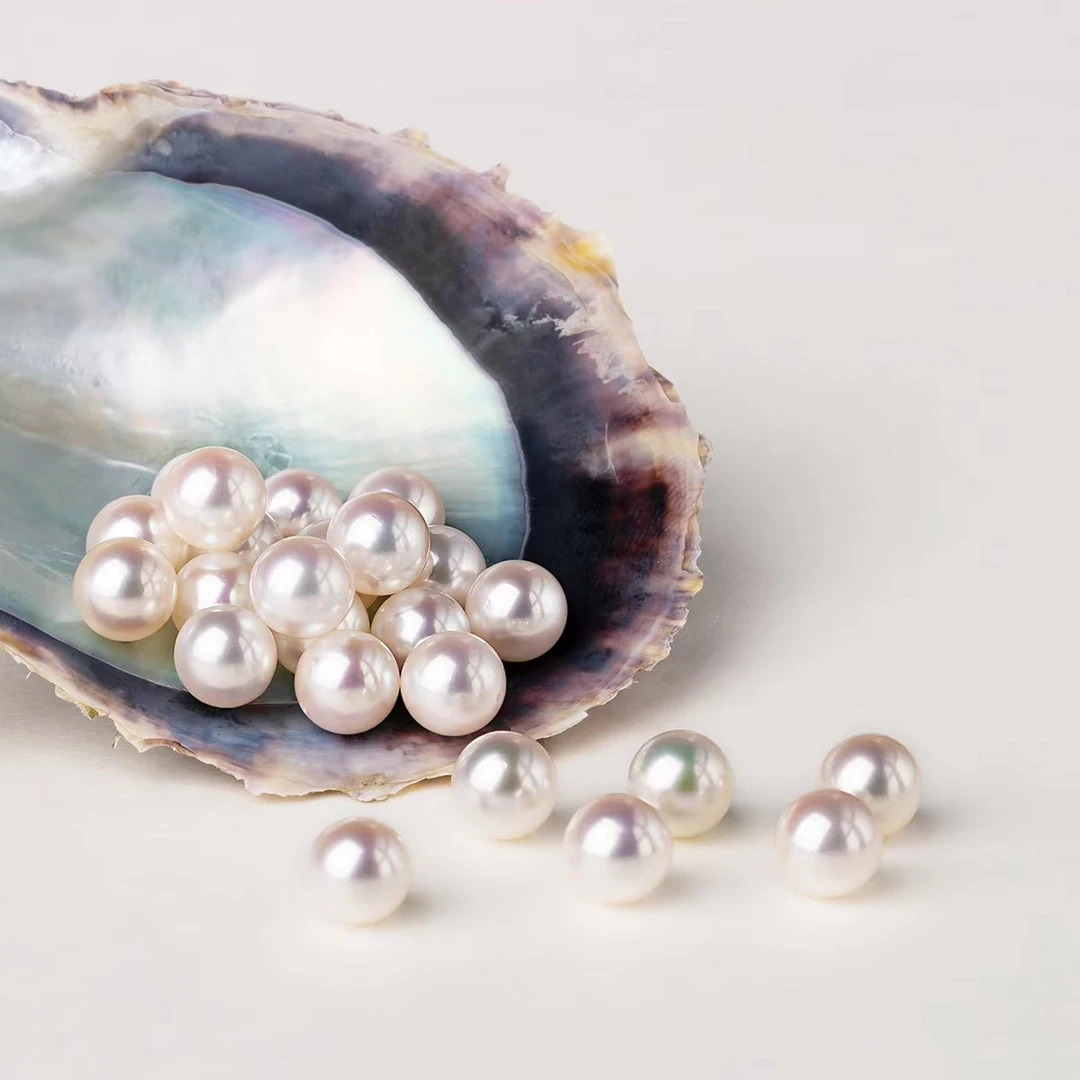 天然淡水珍珠DIY可定制颗粒珠手链项链