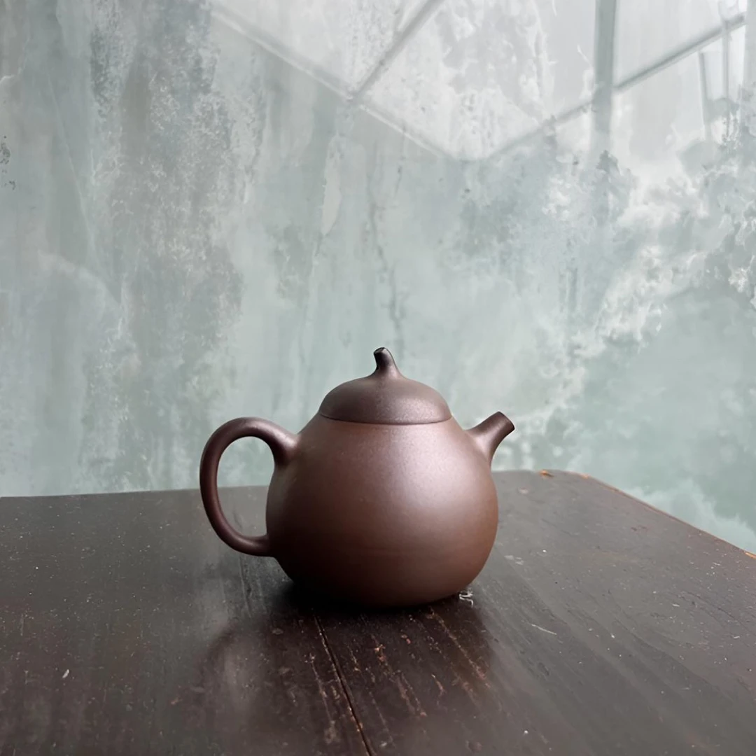 茄段紫泥柴烧160cc