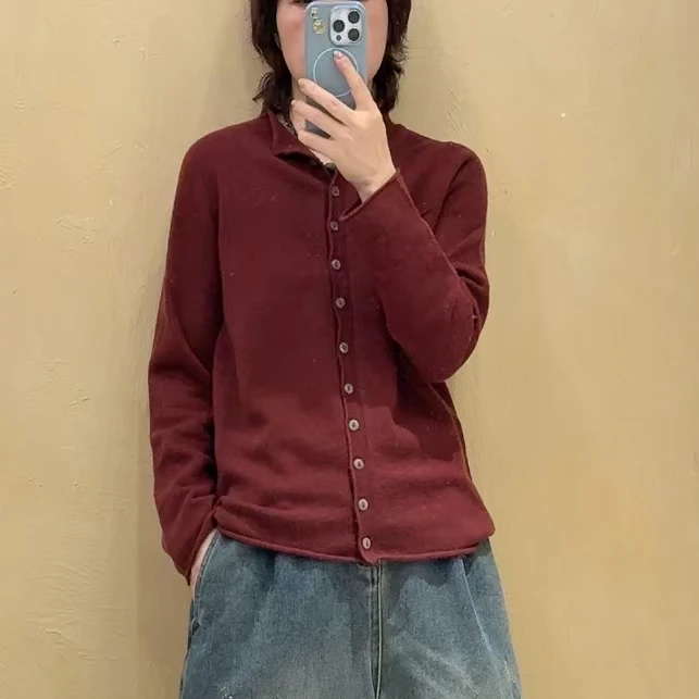 2024冬季新款羊毛打底开衫HG0121