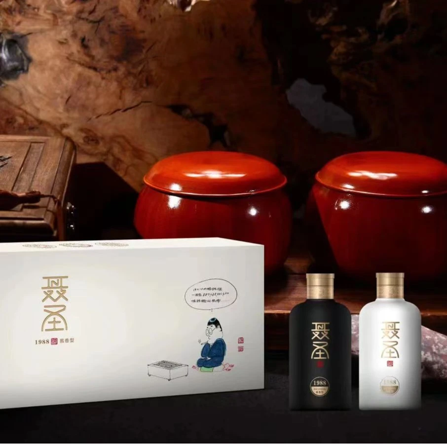 聂圣聂二两，酱香型白酒，53%vol，400ml/盒53度