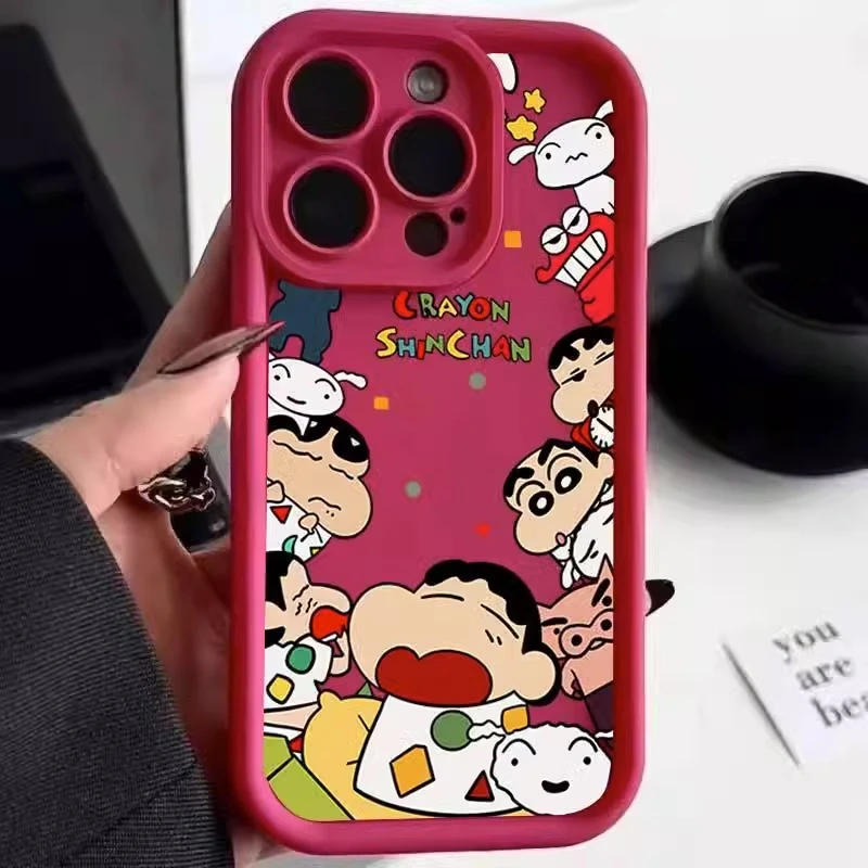 趣味漫画小新iPhone14promx苹果13手机壳15防摔12pro卡通11创意xr