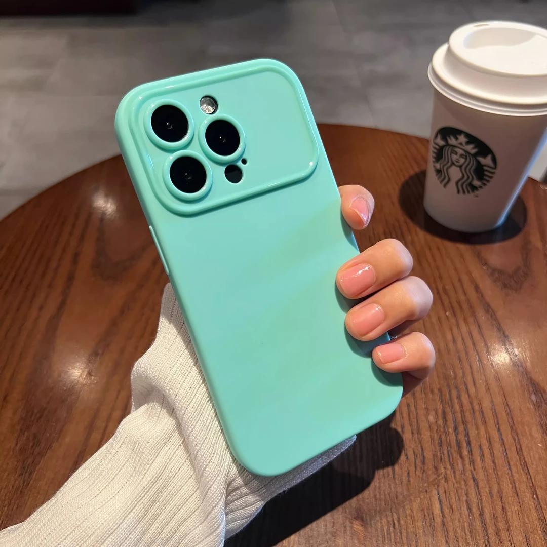 简约经典黑高级感iPhone14promax苹果13手机壳12大视窗11防摔xr软