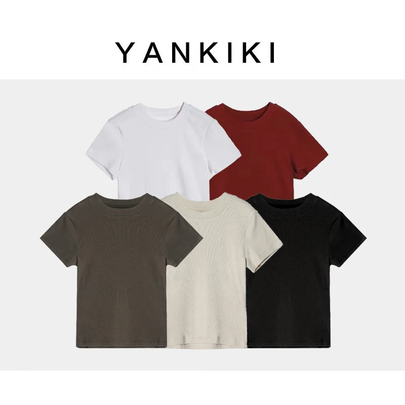 重磅高弹力圆领短袖tee YANKIKI 2024夏季款NEW