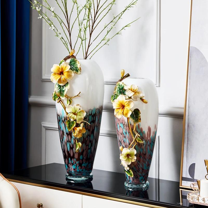 现代花瓶轻奢高级简约欧式中式风格客厅摆件餐厅家居饰品创意装饰