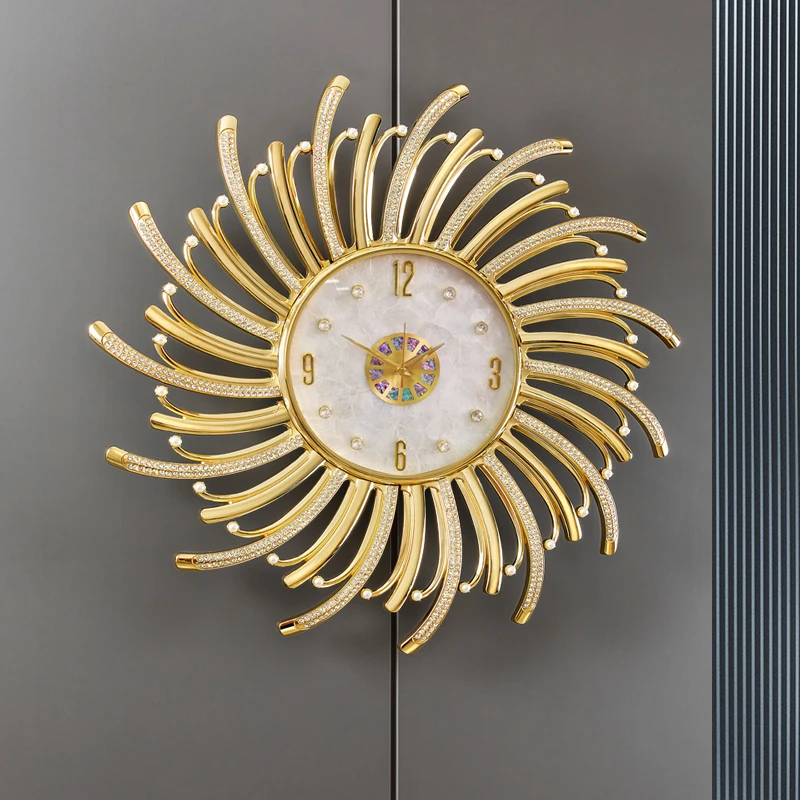 （独家款）挂钟轻奢时尚客厅家用创意大气个性静音网红挂墙墙上欧式