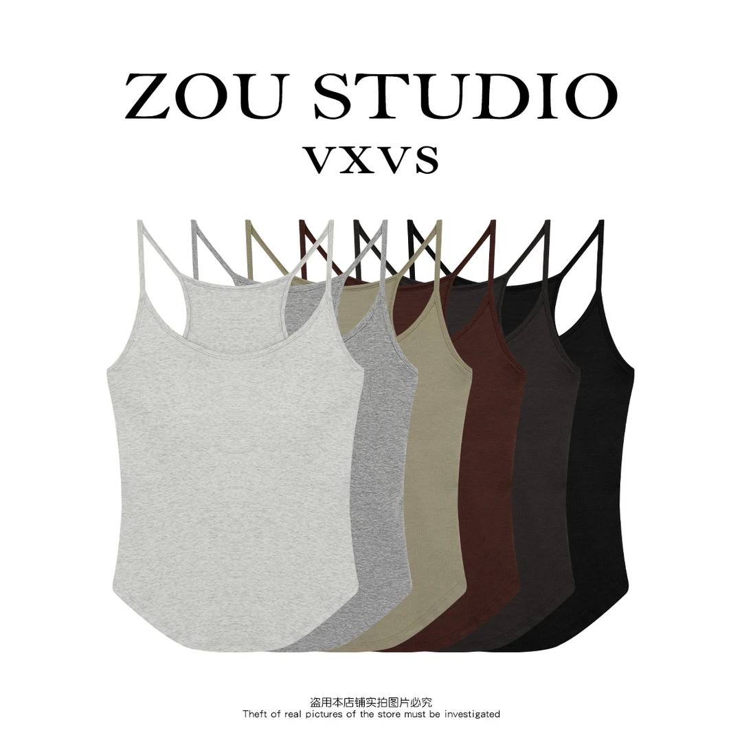 ZOU STUDIO【VXVS】 热辣背心  夏款夏日必备百搭小背心85135