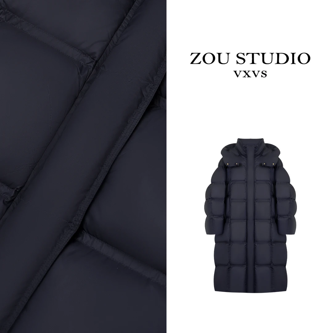 ZOU STUDIO【VXVS】 漫长冬季 新款百搭潮流397克充绒羽绒服87760