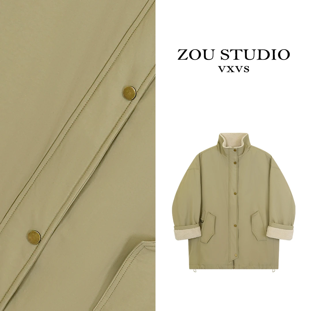 ZOU STUDIO【VXVS】  颜值舒适 新款小众设计感潮流外套4233