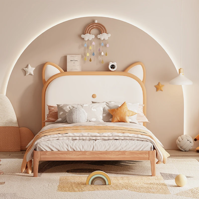 【慕思】慕思儿童床男孩现代简约单人床女孩狐狸儿童床032