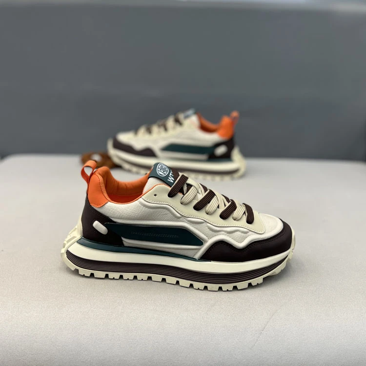 网红2024休闲鞋轻奢高级感鞋子秋季新款男鞋轻奢百搭时尚潮鞋国潮