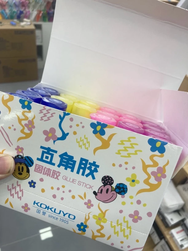 国誉直角胶棒颜色不挑发一个（介意勿拍）