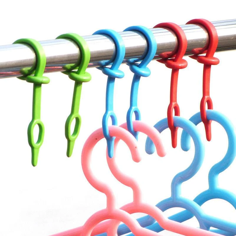 晾衣架固定扣晾衣防滑晒衣防风衣服神器加长防风晒衣钩硅胶晒衣架